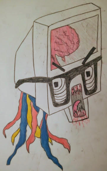 Colin the computer by bluejustice on DeviantArt