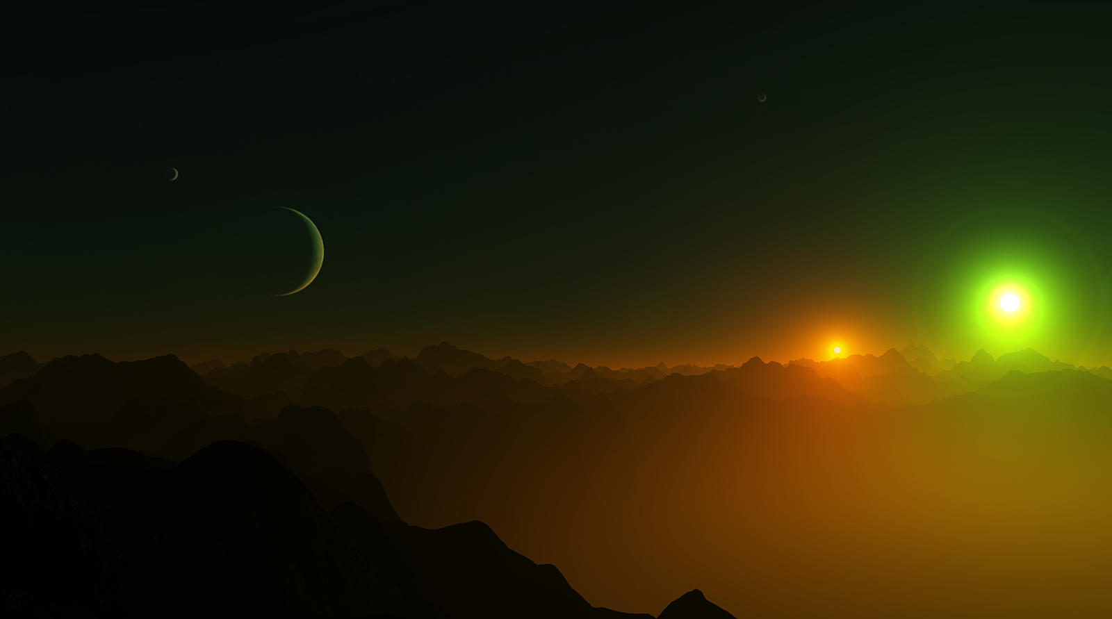Terragen: Binary by TylerCreatesWorlds