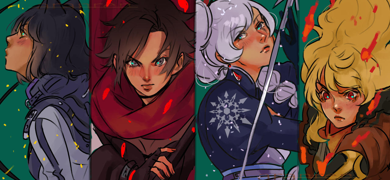 Team RWBY by Aranren on DeviantArt
