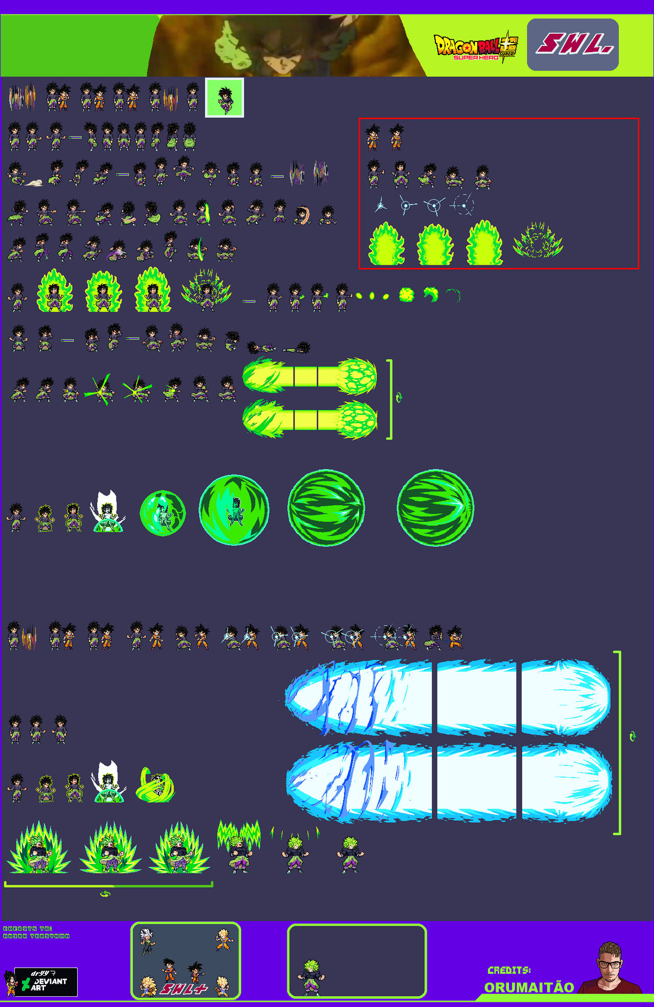 Dbssh Flashbacks Broly Base SWL ( DBSSH) by Dryy7 on DeviantArt