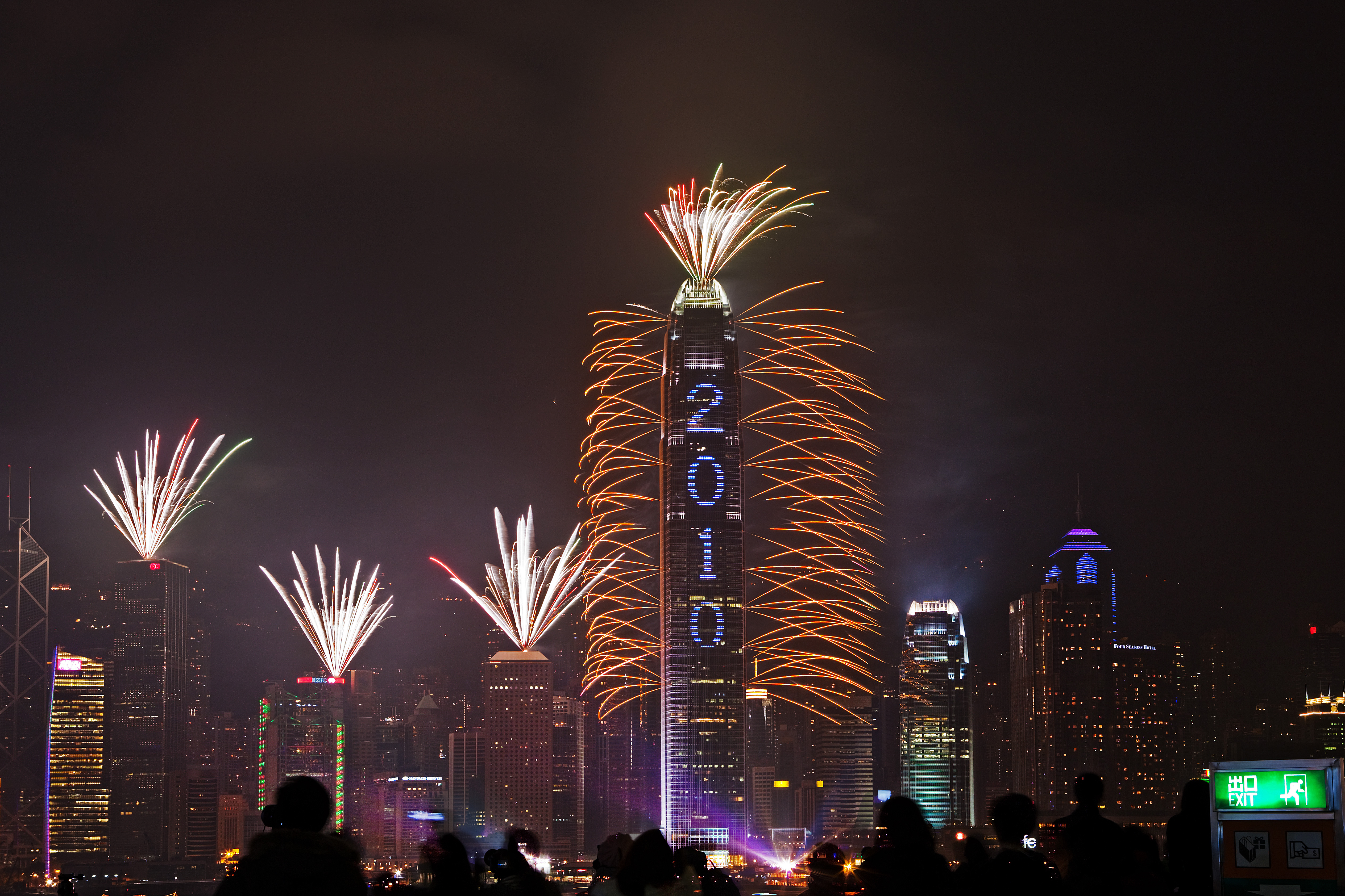Fireworks in Hong Kong 3
