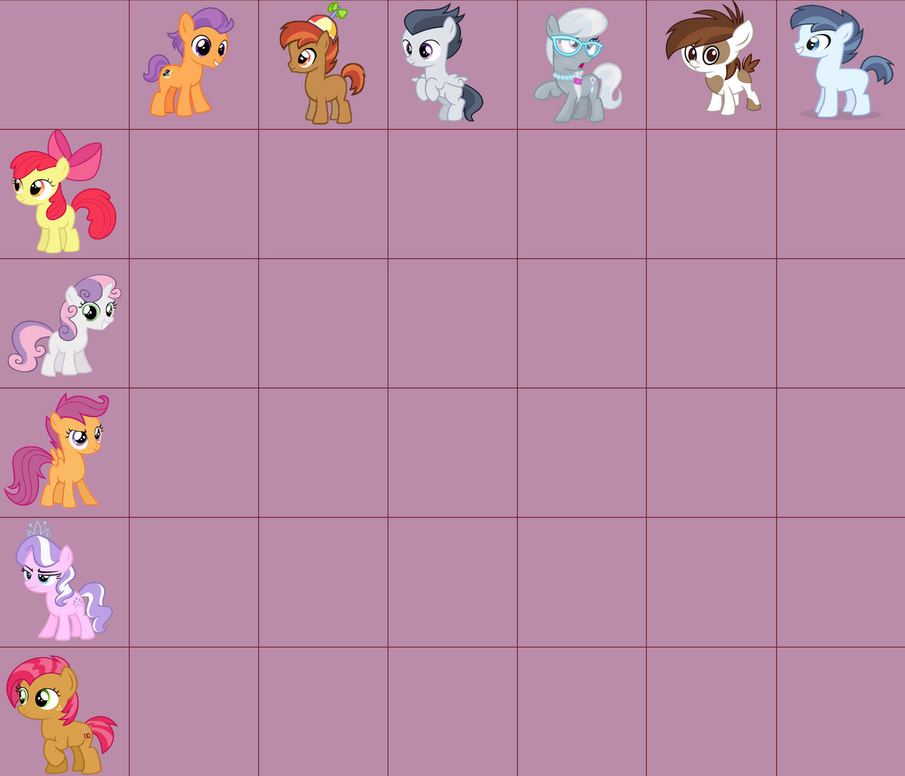 MLP Customs grid 3 by PrincessStar022 on DeviantArt