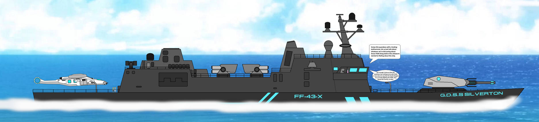 Siren-Class Frigate by GaryBones on DeviantArt