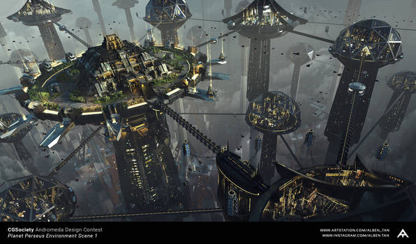 CGSociety Andromeda Environment - Planet Perseus