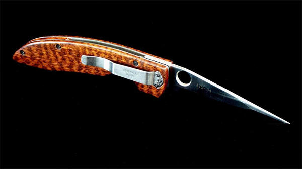 Snakewood knife