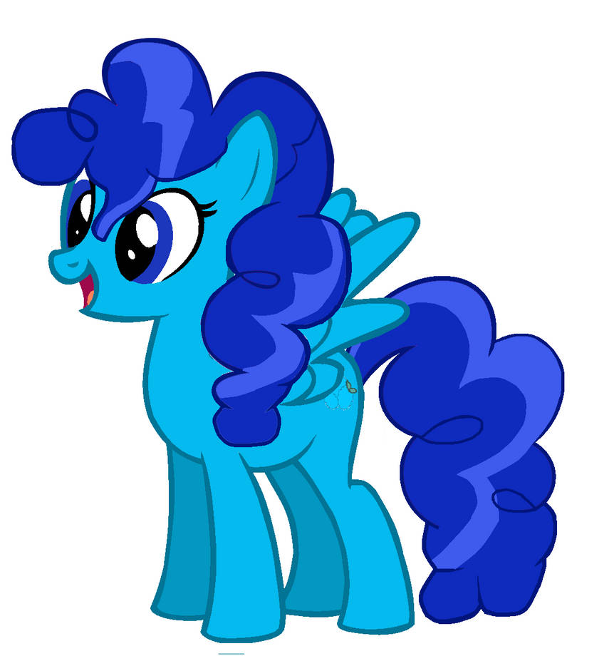 Blue Raspberry the Pegasus by BrandonTheUnicorn on DeviantArt