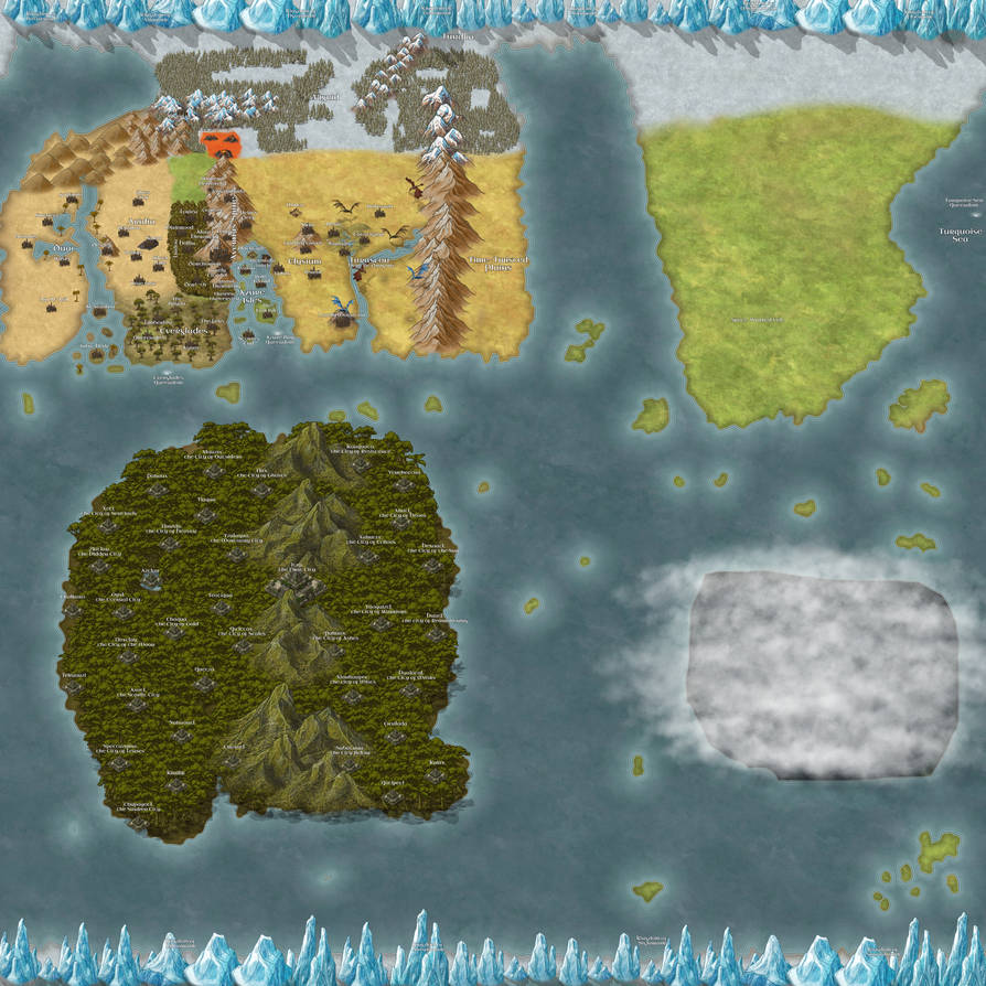 Map of Avernus by Nianque on DeviantArt