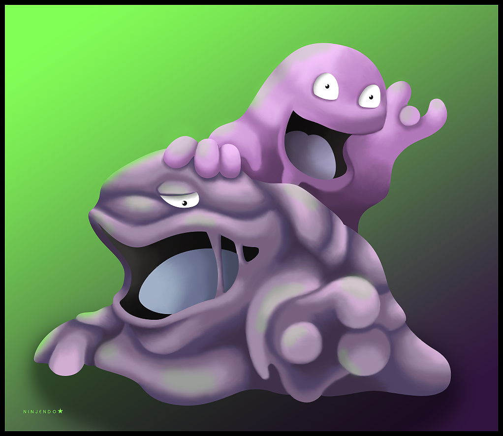 Muk Deviantart Grimer and Muk by Ninjendo on DeviantArt