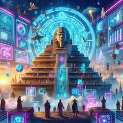 Sci-Fi Aztec Temple