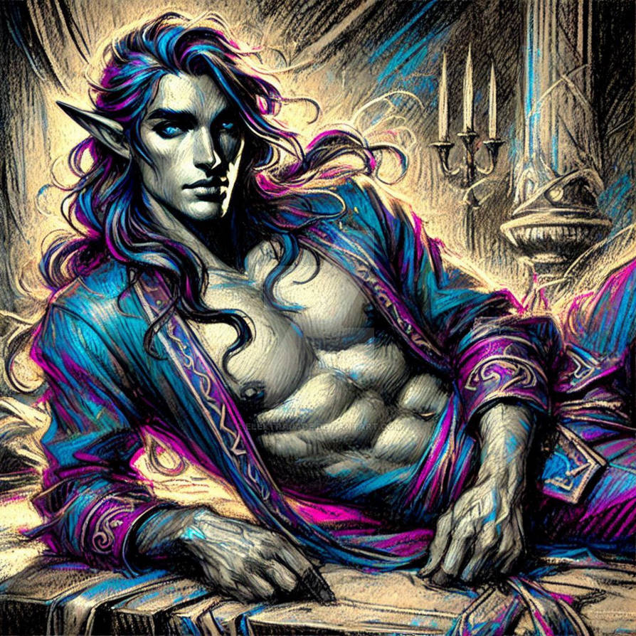 Elf Work Men Male Elf by elektrajade on DeviantArt