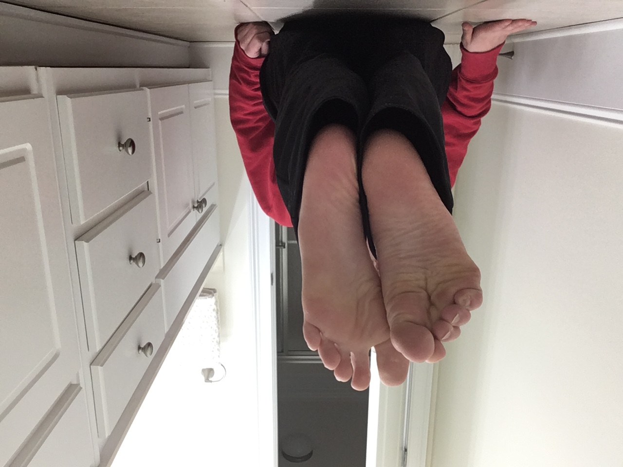 Sure, another view of my feet