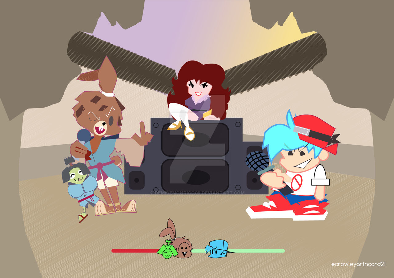 Friday night funkin , week Project Rap Rabbit by DemiDemonRico09 on ...