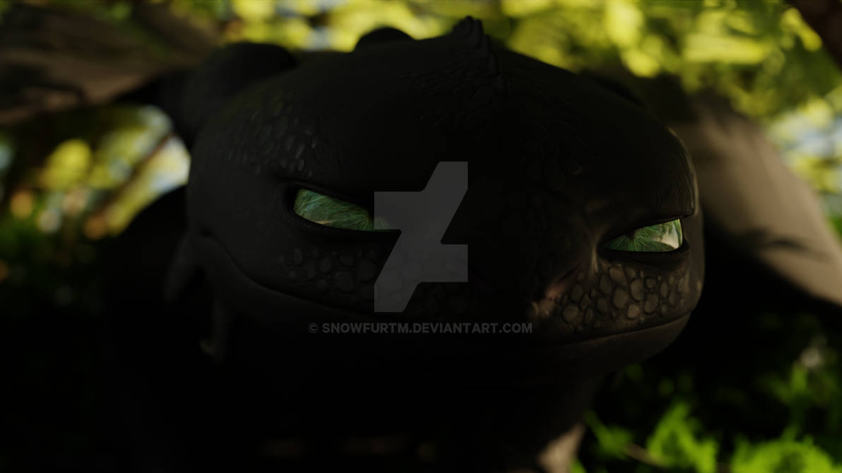 Toothless Going Invisible Toothless HTTYD 1 render by SnowFurTM on DeviantArt