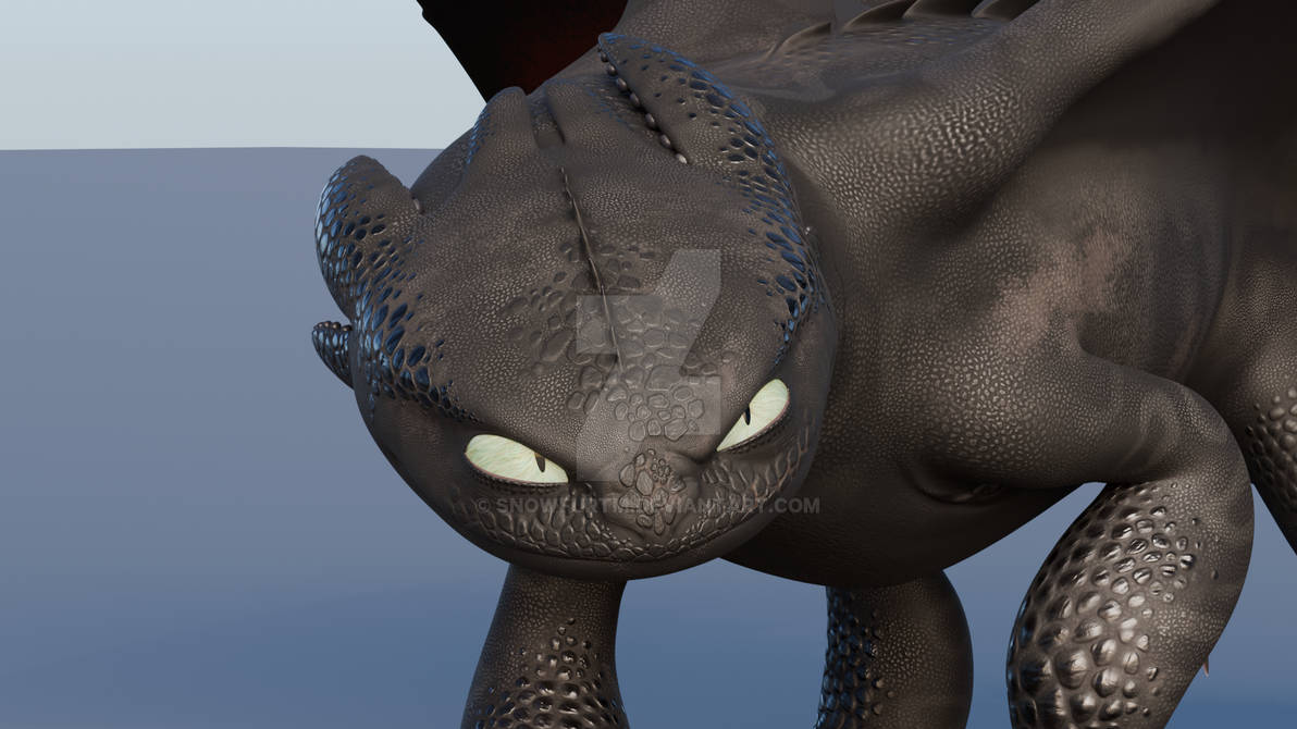 Toothless Vagrant Toothless render test by SnowFurTM on DeviantArt