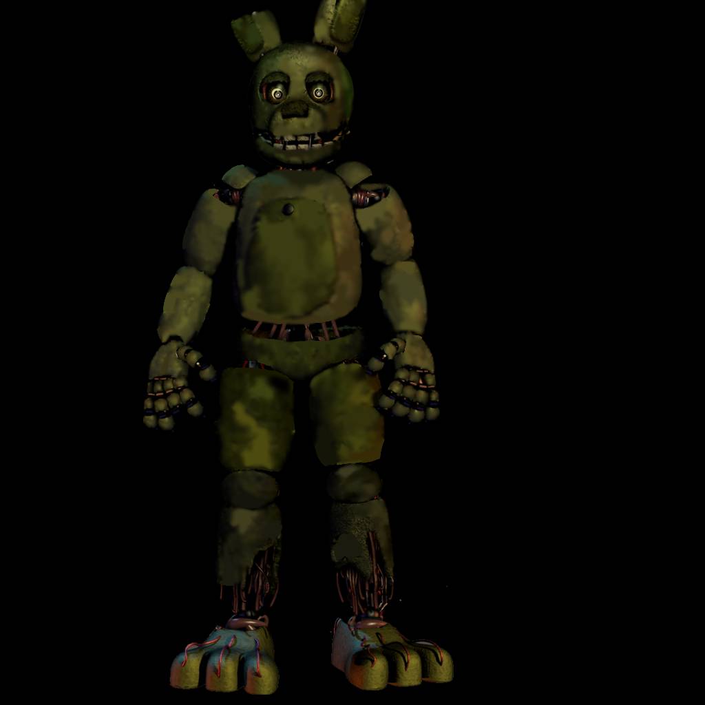 Speed Edit FNaF Animatronics Fixed Springtrap by Creation03 on DeviantArt