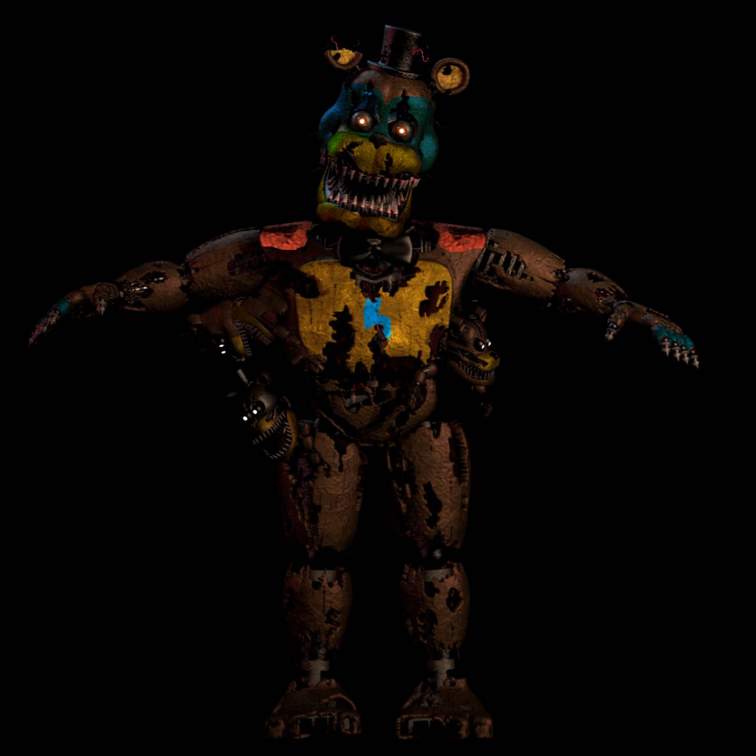 Speed Edit-Fixed Nightmare Fredbear and Nightmare (FNAF) 