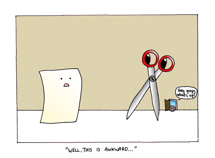 Awkward Scissors by zhengman777