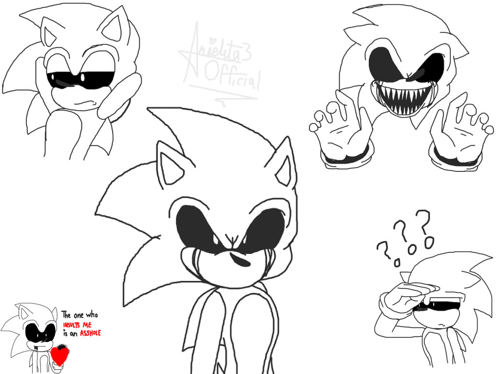 Sonic.exe Sketch 2 by Anielita3Official on DeviantArt