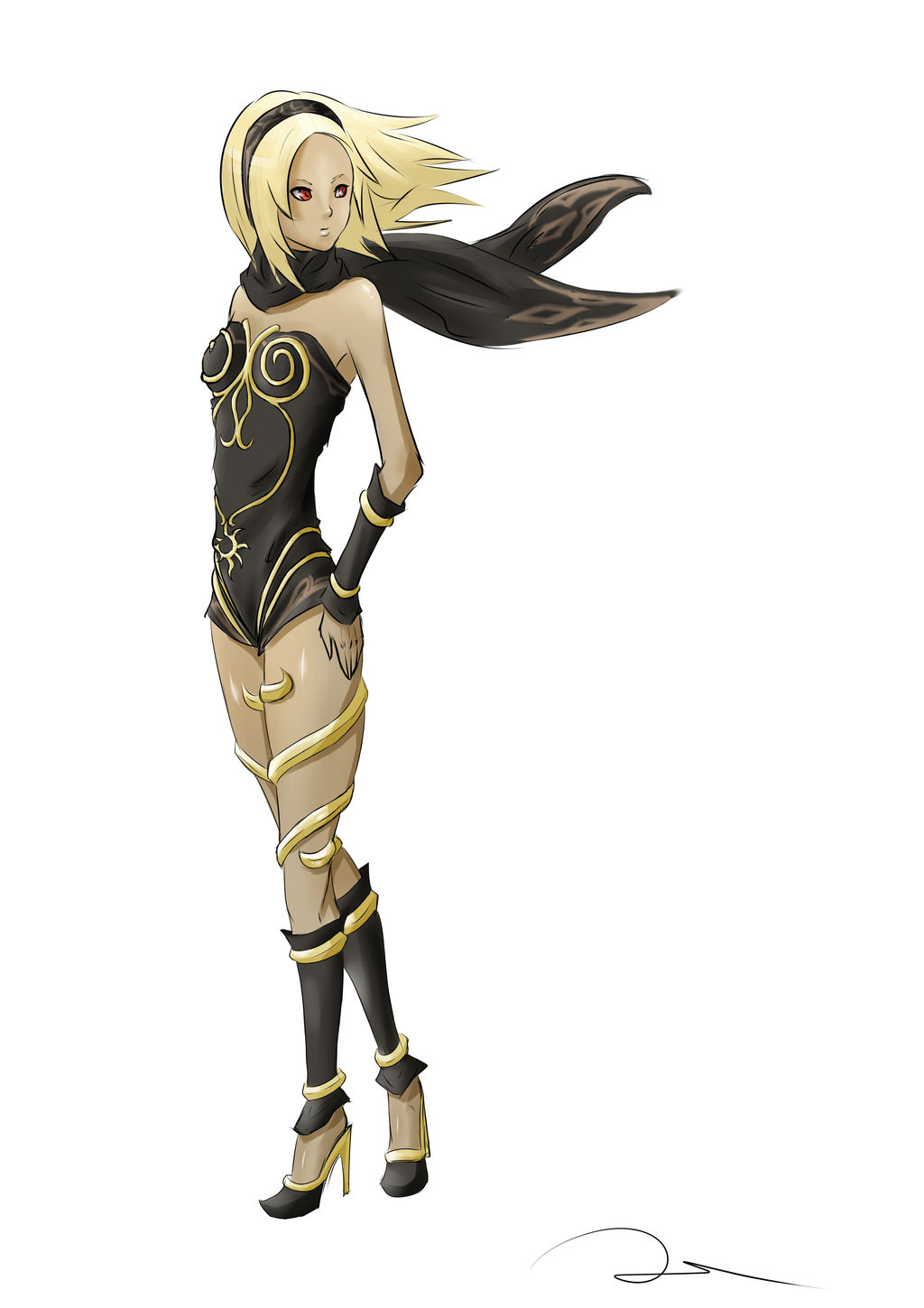Kat - Gravity rush by Dorill on DeviantArt