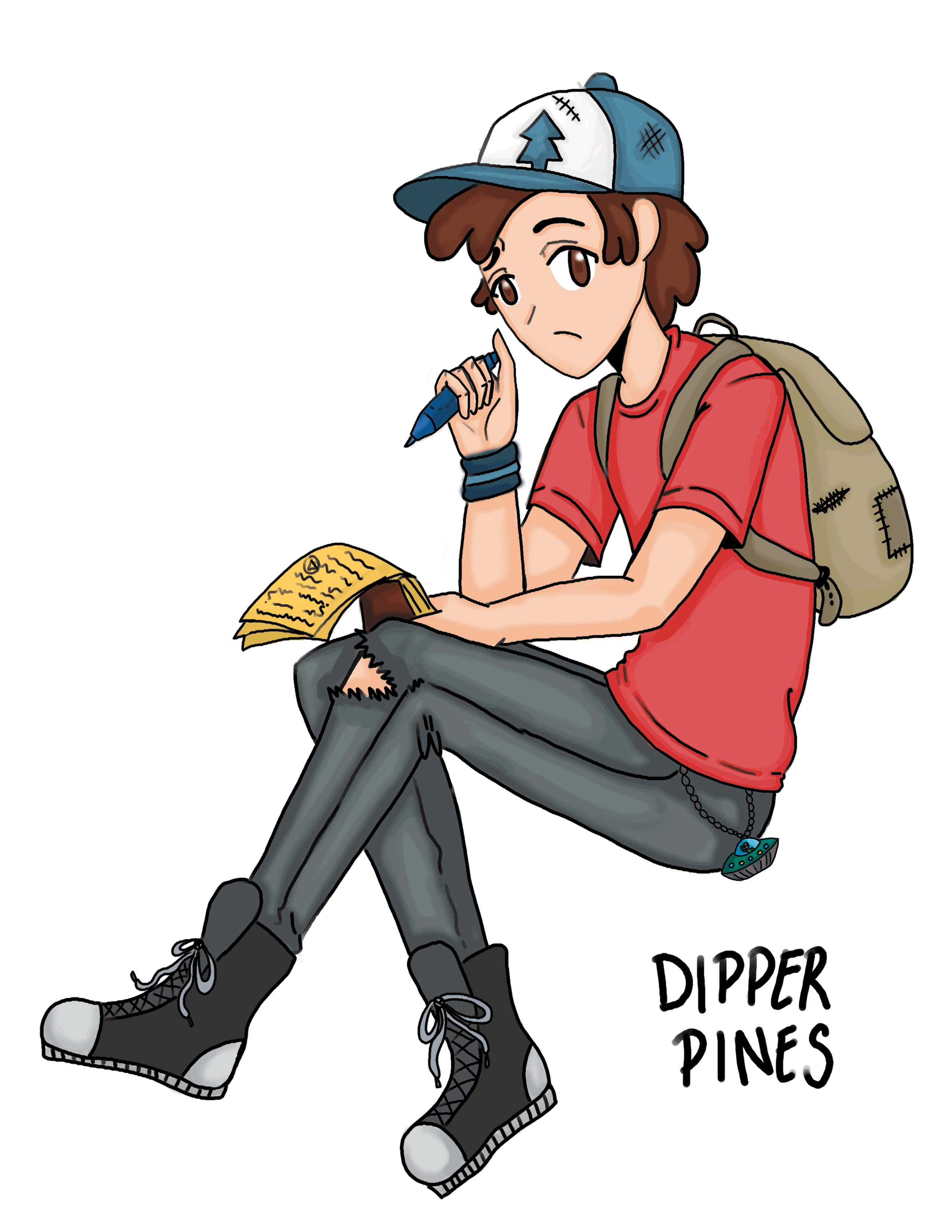 Dipper Rocking Gi DipperGIF by Iranea on DeviantArt