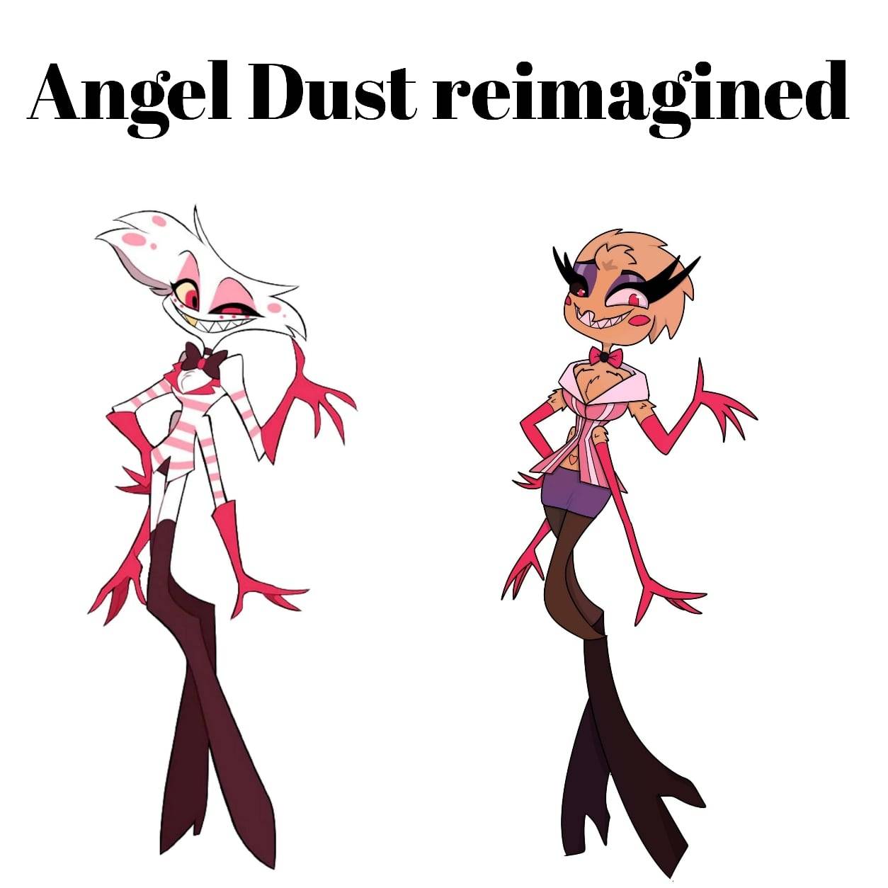 Angel Dust From Hazbin Hotel Coloring Page