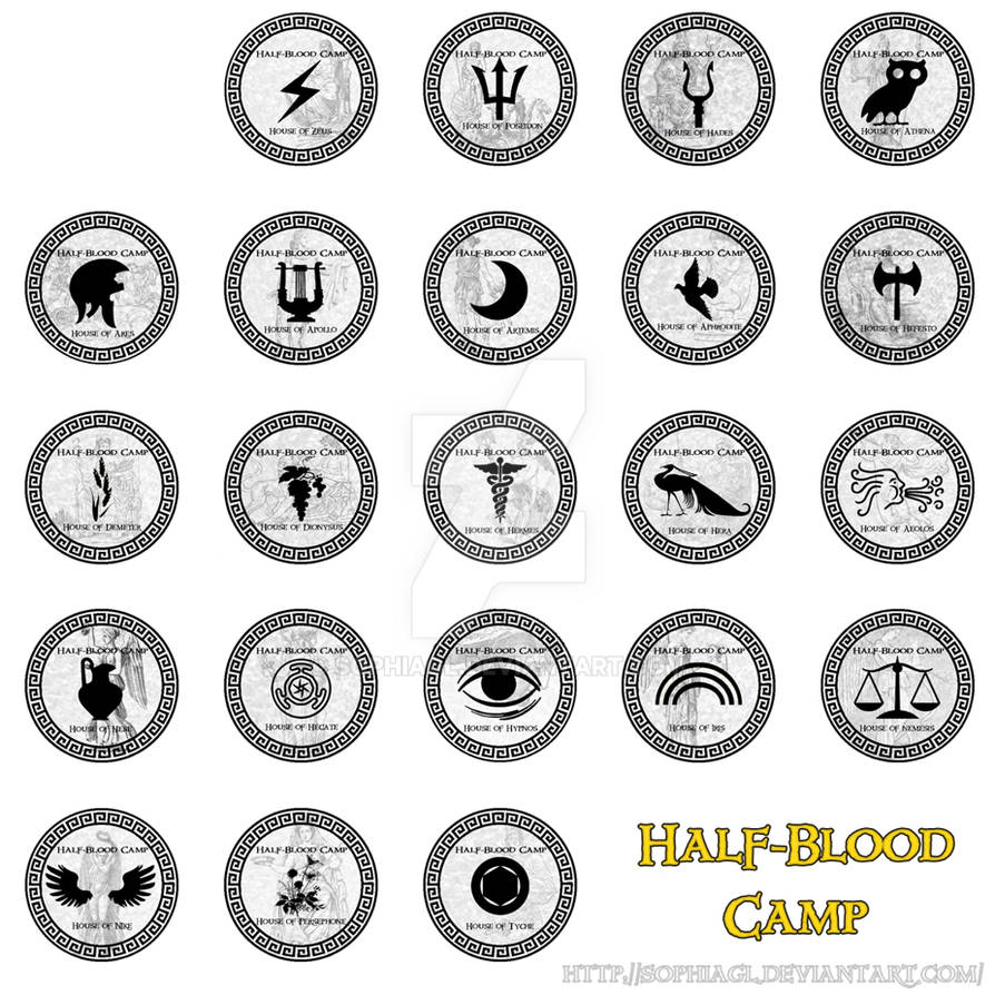 Camp Halfblood Houses by SophiaGL on DeviantArt