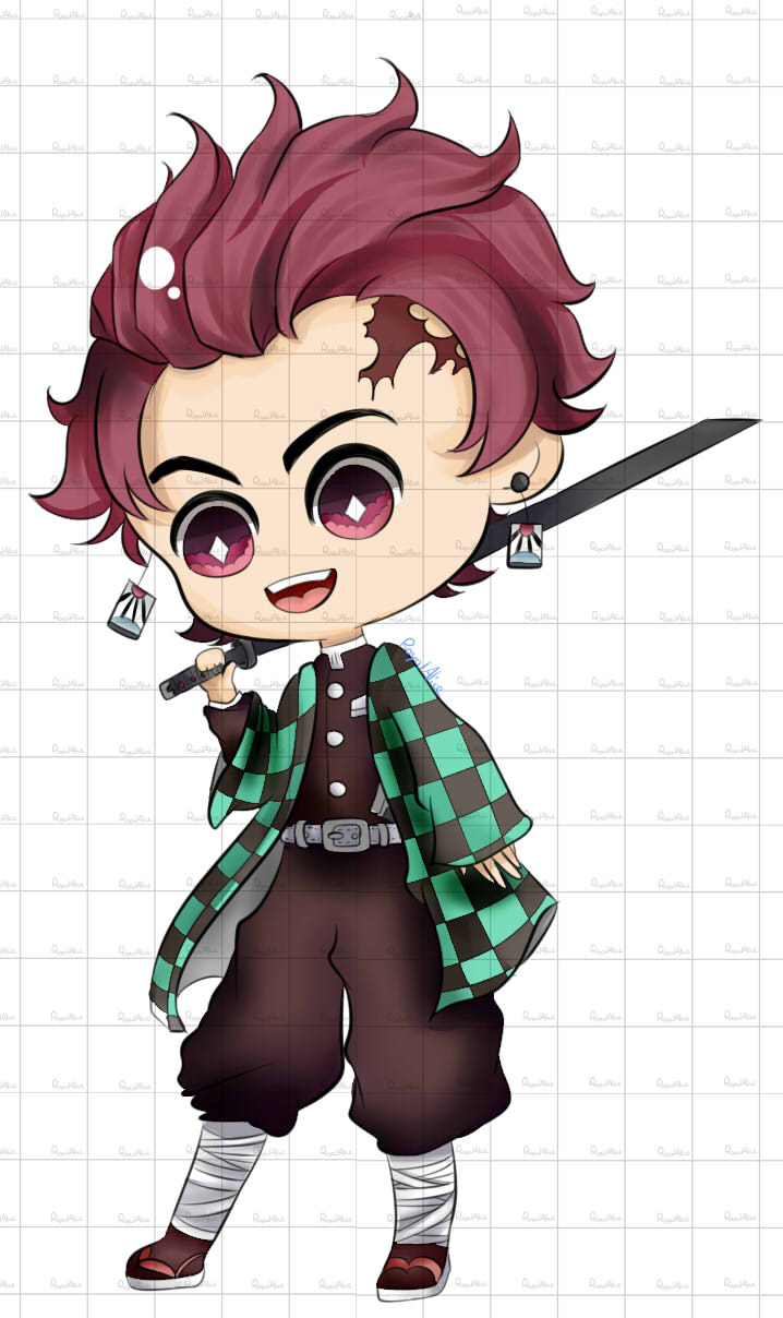 Tanjiro KnY Chibi by UKIYOworks on DeviantArt