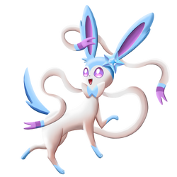 Sylveon for Snow no lines blue1