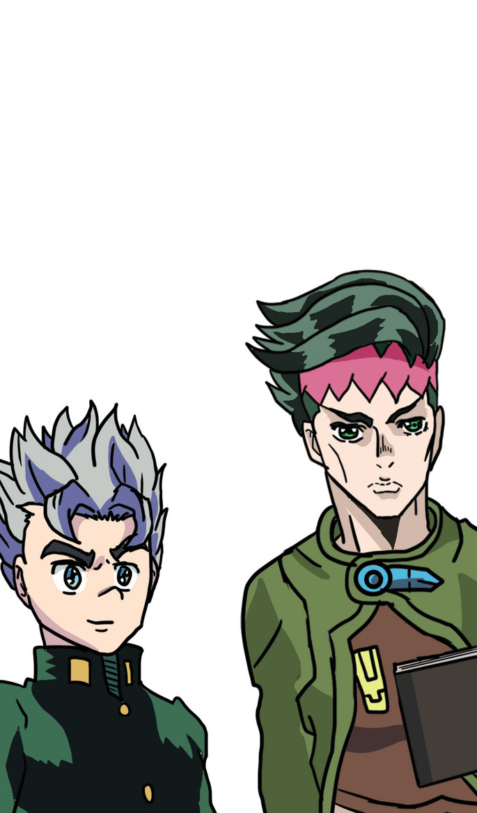 Kowechi X Rohan Koichi and Rohan and their stands by Triton-Demius on DeviantArt