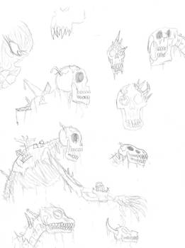 Giant Skeleton sketchdump.