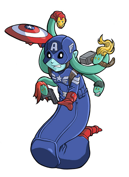 Captain America Modest Medusa