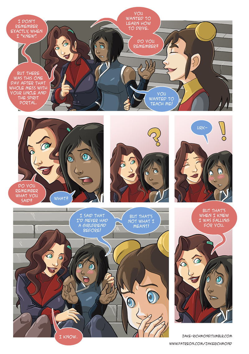 Asami loves Korra: Friend Fic, part 2