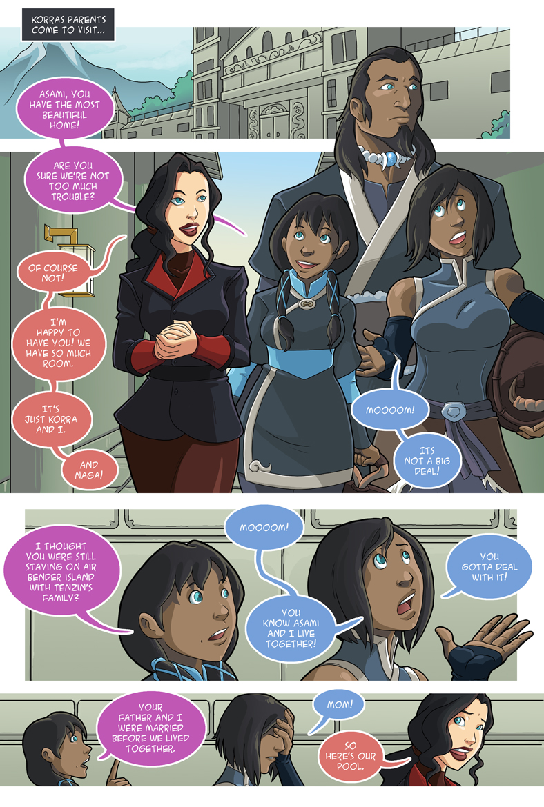 Kora R43 Asami loves Korra: Runs in the family, part 1 by JakeRichmond on DeviantArt