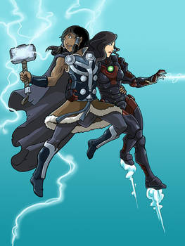 Thorra and Iron Asami