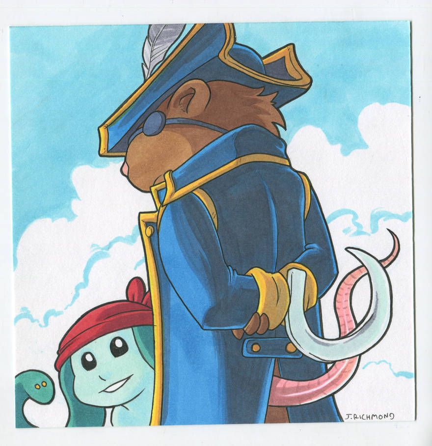 Captain Red Raccoons The Captain and Raccoon by JakeRichmond on DeviantArt