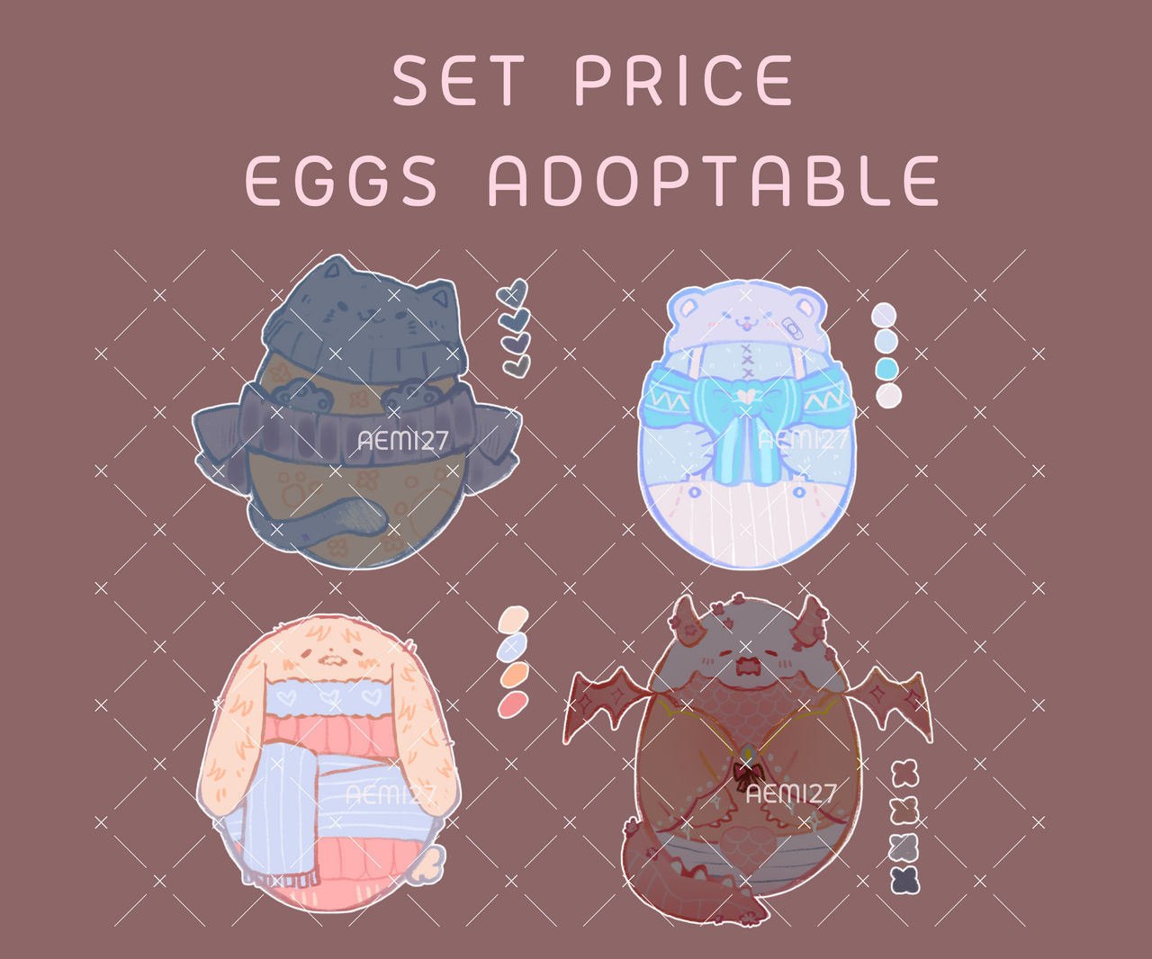 Egg Adopt Auction - Batch Three — Weasyl