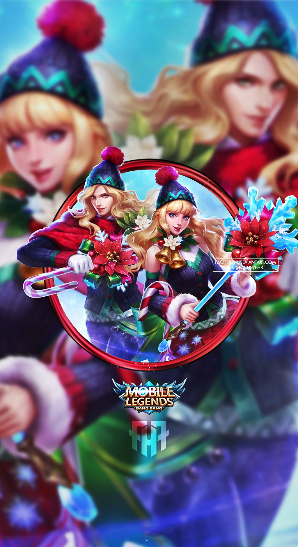 Wallpaper Phone Lancelot and Odette Christmas by FachriFHR on DeviantArt Wallpaper Phone Lancelot and Odette Christmas by FachriFHR on DeviantArt