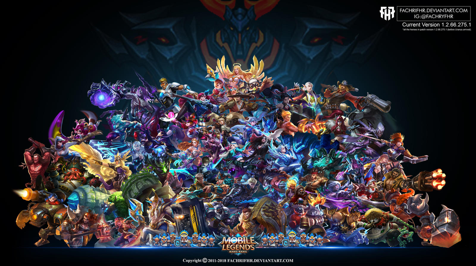 Wallpaper Desktop/PC Mobile Legend HD All Hero by FachriFHR on