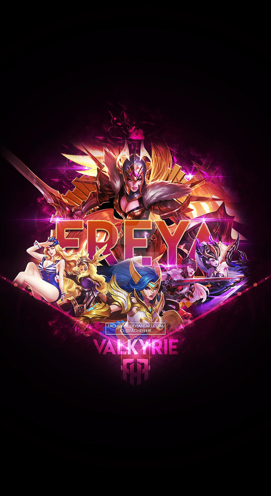Mobile Legends Wallpaper Freya Wallpaper Phone Special Freya Valkyrie by FachriFHR on DeviantArt