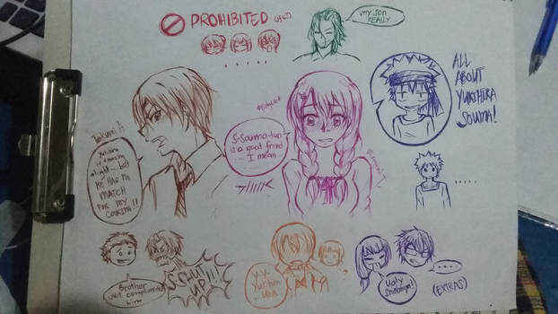 [SHOKUGEKI NO SOUMA] - art dump doodle