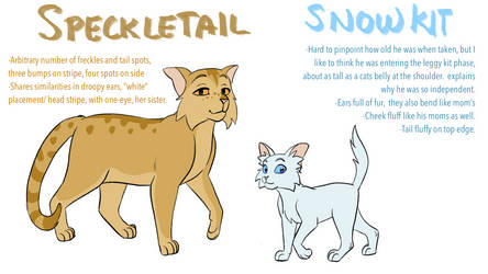 Speckletail and snowkit