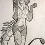 Hyena/Iguana Fursona