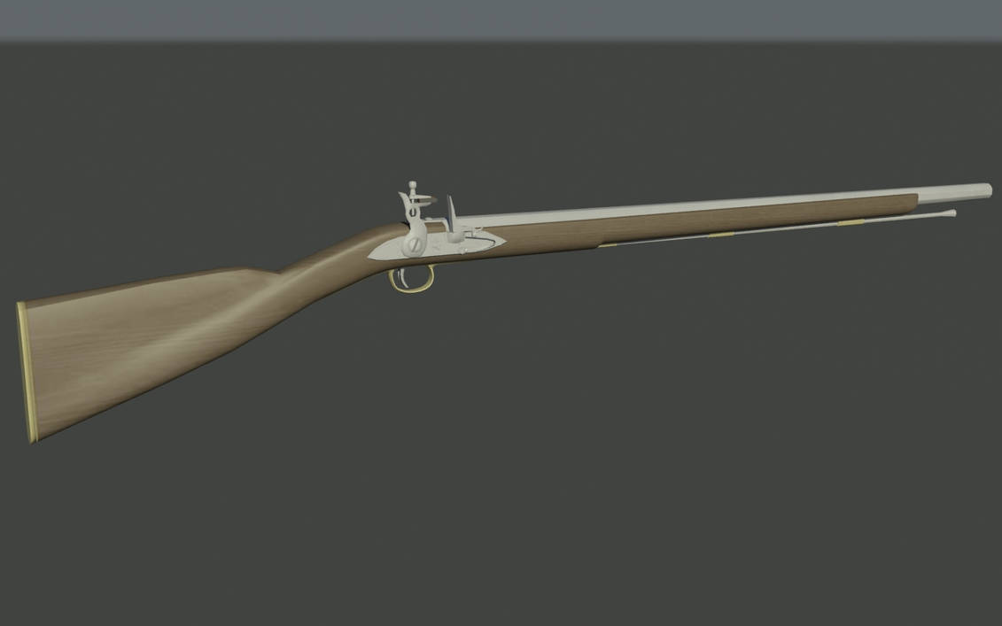 Musket Python 3D Low Poly Musket by vladpiranha on DeviantArt