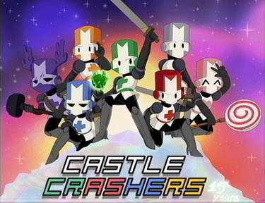 in the previous post i make a question , what if castle crashers 2 is gonna  be a prequel , so i made a concept knights to this , made in paint.net 