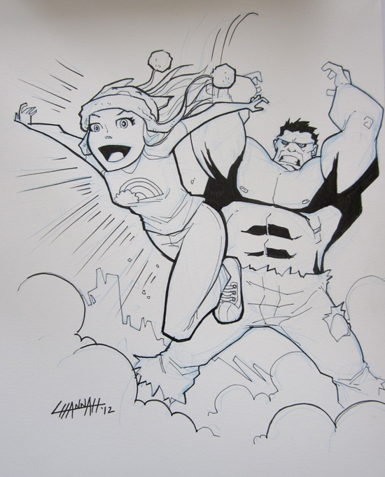Hulk and Molly Commission