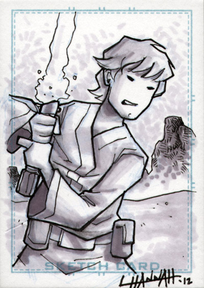 Luke Skywalker Sketchcard