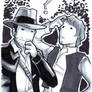 Indy and Han Sketchcard