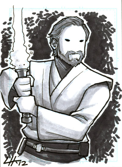 Obi-Wan Sketchcard