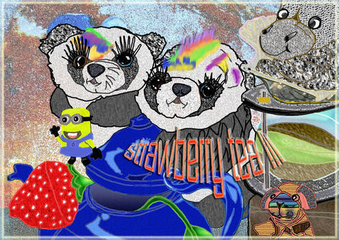 Strawberry Tea Punk Pandas