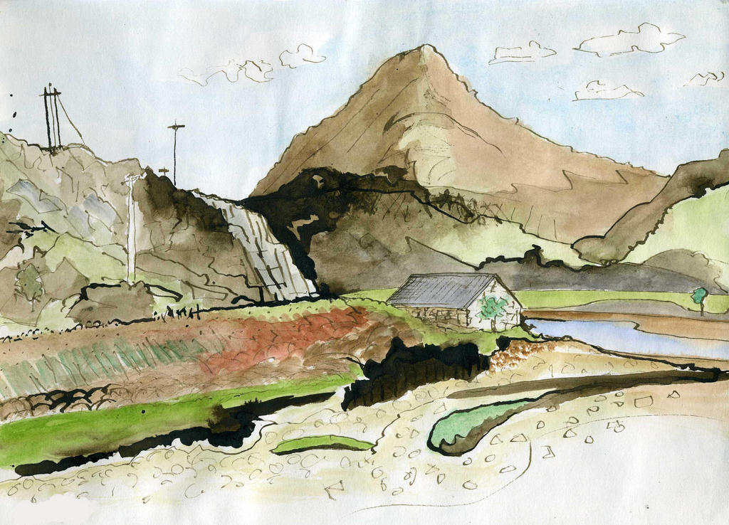 ben Stack Laxford river by merearthling on DeviantArt